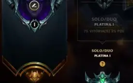 Conta plat 1 31 champs / 3 skins / 64% winrate