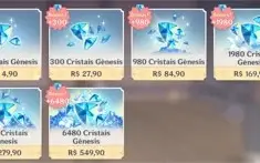 Genshin Impact Conta AR 58 11 Personagens 5 ⭐