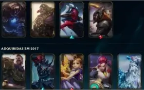 CONTA LOL - Platina III - 117 skins