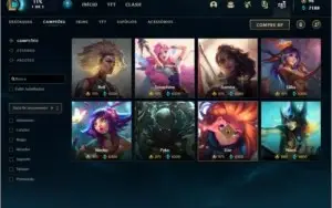 CONTA LOL - Platina III - 117 skins