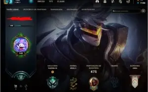 CONTA LOL - Platina III - 117 skins