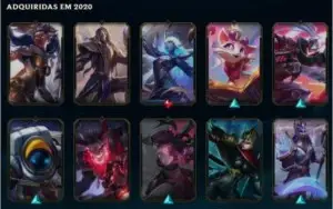 CONTA LOL - Platina III - 117 skins