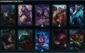CONTA LOL - Platina III - 117 skins