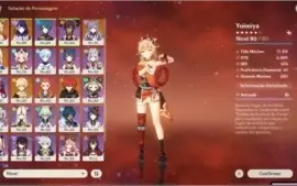 Genshin - AR49 - Yoimiya C3+Thundering pulse+Raiden+Armas t5