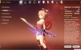 Genshin - AR49 - Yoimiya C3+Thundering pulse+Raiden+Armas t5