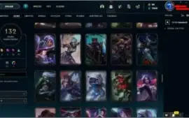 conta com 132 skins e vitoriosas desde a s3