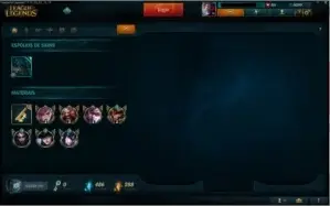CONTA LOL 120 CHAMP/50 SKINS