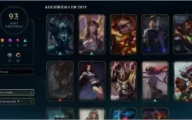 Conta De Lol - Unranked - Ultimo Elo Diamante 5 94 Skin