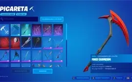 Conta Fortnite passe nível 100, skins do cap 1 temp 1 e 2