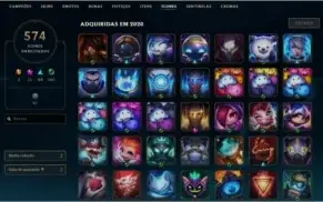 Conta de lol 1032 skins, Diamante 1