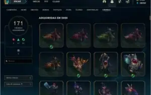 Conta de lol 1032 skins, Diamante 1