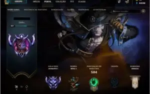 Conta de lol 1032 skins, Diamante 1