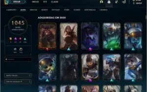 Conta de lol 1032 skins, Diamante 1