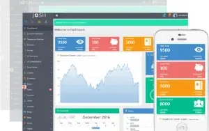 Josh – Laravel Admin Template + Front End + CRUD