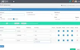 Josh – Laravel Admin Template + Front End + CRUD