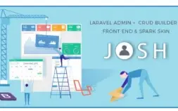 Josh – Laravel Admin Template + Front End + CRUD