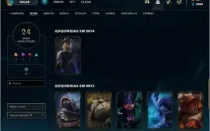 Conta unranked com Riven Campeonato 2012 e Rammus Rei