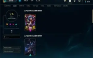 Conta unranked com Riven Campeonato 2012 e Rammus Rei