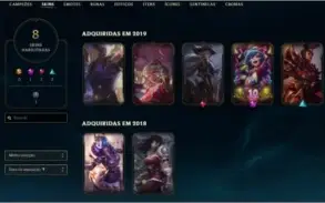 Conta LoL / Diamante 3 (37 Campeões) (8 Skins)