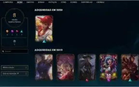 Conta LoL / Diamante 3 (37 Campeões) (8 Skins)