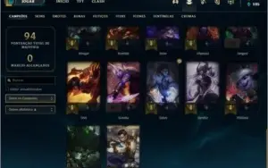 Conta LoL / Diamante 3 (37 Campeões) (8 Skins)