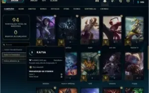 Conta LoL / Diamante 3 (37 Campeões) (8 Skins)