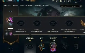 Unranked com 50 Champs e 22 Skins ( MAIN SUP )