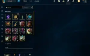 Conta OURO 3 / 88 skins 150 champs
