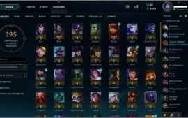 CONTA LVL 58 ||  18 SKINS COM 85 CAMPEÕES