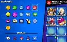 Conta de brawl stars com 76 brawlers, 23K de troféu e skins