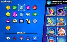 Conta de brawl stars com 76 brawlers, 23K de troféu e skins