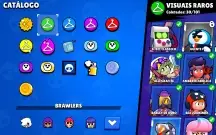 Conta de brawl stars com 76 brawlers, 23K de troféu e skins