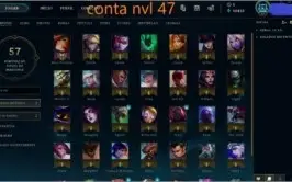 Contas de LOL nível 39 e outra nível 47 por 50,00 R$