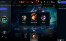 Contas de LOL nível 39 e outra nível 47 por 50,00 R$