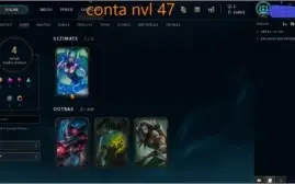 Contas de LOL nível 39 e outra nível 47 por 50,00 R$