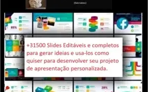 +31.500 Slides Editáveis + Mockups (power Point)