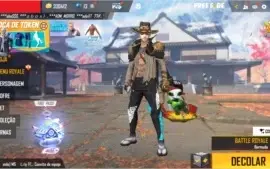 CONTA FREEFIRE COM PASSES ANTIGO MUITO GEMADA