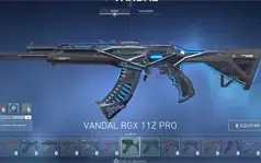 CONTA VALORANT COM FACA BUTTERFLY RGX E VANDAL RGX