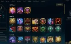 Conta LOL - Plat IV - 68 Skins
