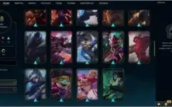 Conta LOL - Plat IV - 68 Skins
