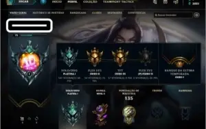 Conta League Of Legends Platina 1