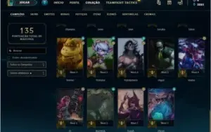 Conta League Of Legends Platina 1