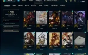 Conta League Of Legends Platina 1