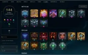 Conta League of Legends SERVER BR