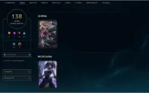 Conta League of Legends SERVER BR