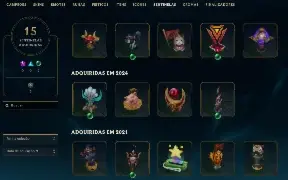 Conta de LOL Diamante III - Ex grão mestre