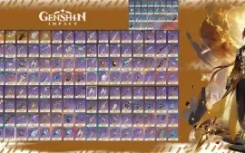 Conta Genshin AR60 • C6 Meta • 30+ Armas 5★ • Servidor NA