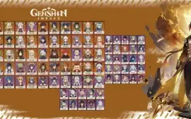 Conta Genshin AR60 • C6 Meta • 30+ Armas 5★ • Servidor NA