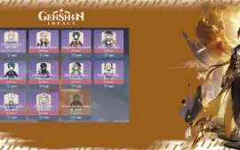 Conta Genshin AR60 • C6 Meta • 30+ Armas 5★ • Servidor NA