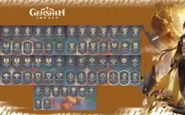 Conta Genshin AR60 • C6 Meta • 30+ Armas 5★ • Servidor NA